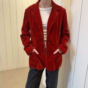 Vintage Nordstrom women’s red blazer in great condition brand new